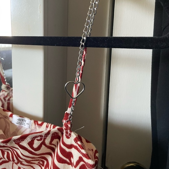 Heart Chain Strap Tube Top - Picture 5 of 5